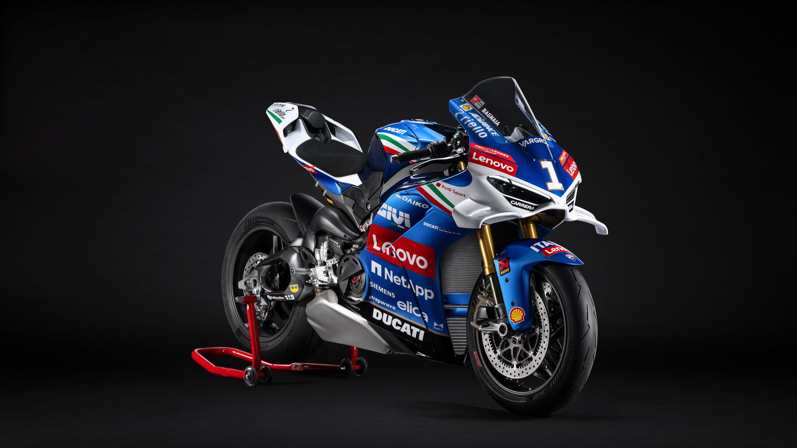 The Ducati Panigale V4 Tricolore Italia